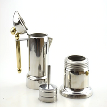 Load image into Gallery viewer, Golden Handle Coffee Pot