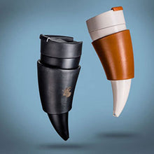 Load image into Gallery viewer, Goat Horn Stainless Steel Thermos