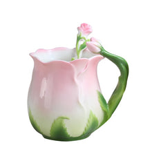 Load image into Gallery viewer, Rose Enamel Coffee Mug