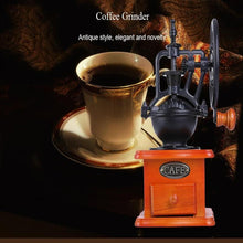 Load image into Gallery viewer, Retro Style Wooden Coffee Grinder
