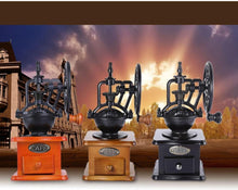Load image into Gallery viewer, Retro Style Wooden Coffee Grinder