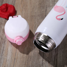 Load image into Gallery viewer, Portable Flamingo Thermos