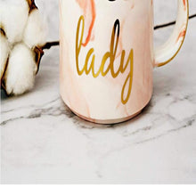 Load image into Gallery viewer, Natural Marble Porcelain Coffee Mug