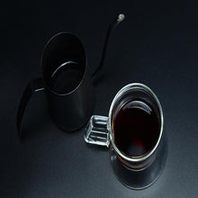 Load image into Gallery viewer, Double Glass Coffee Mug