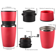 Load image into Gallery viewer, Mini Portable Burr Coffee Maker