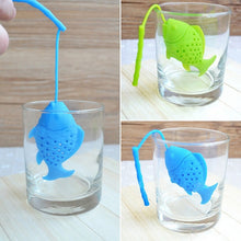 Load image into Gallery viewer, Mini Fish Silicone Tea Strainers